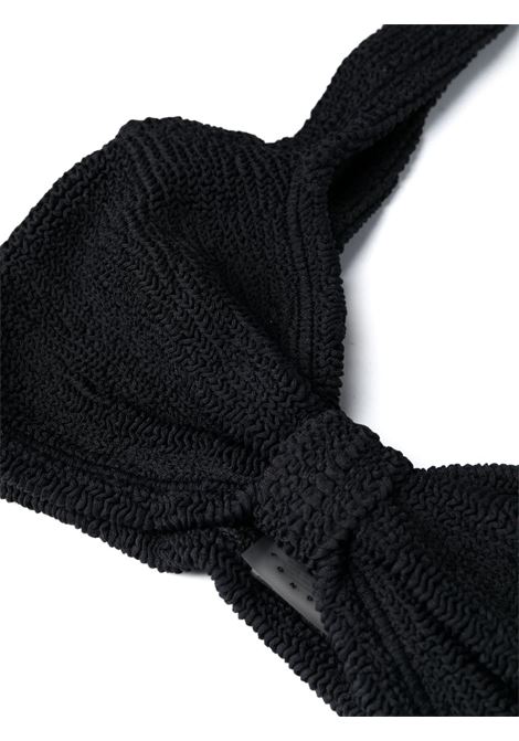 Black Bonnie crinkled bikini Hunza G - women HUNZA G | BBONNIECRBLK